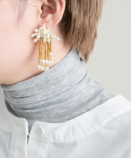 KBF（ケイビーエフ）の「パールピアス（ピアス（両耳用）・レディース・ゴールド/シルバー・ONE）」の6枚目の写真