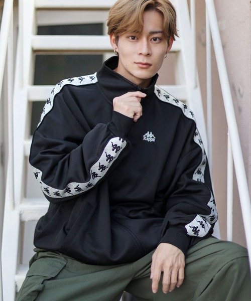 新品️Kappa カッパ️メンズ ストレッチフリースジャケット️ KAPPA GOLF カッパゴルフ フリース ジップジャケット グレー系 L