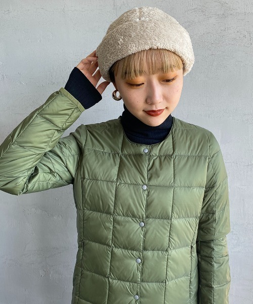 halo commodity（ハロ　コモディティー）の「[HALO COMMODITY/ハロ コモディティー] KUNA ボアフリースキャップ（ハット・レディース・ダークグレー/モカ/アイボリー・F）」の10枚目の写真