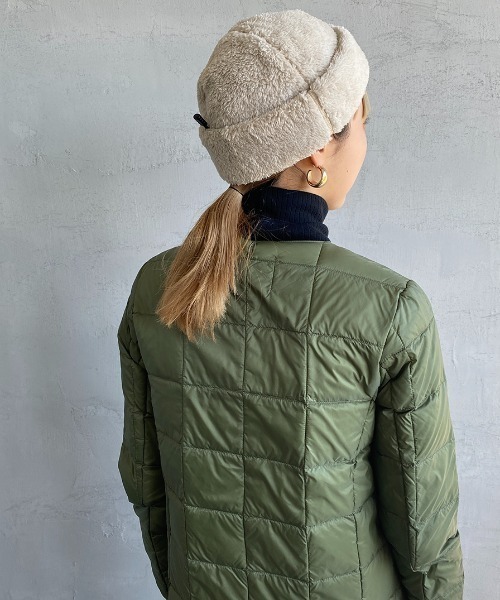 halo commodity（ハロ　コモディティー）の「[HALO COMMODITY/ハロ コモディティー] KUNA ボアフリースキャップ（ハット・レディース・ダークグレー/モカ/アイボリー・F）」の14枚目の写真