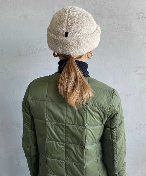 halo commodity（ハロ　コモディティー）の「[HALO COMMODITY/ハロ コモディティー] KUNA ボアフリースキャップ（ハット・レディース・ダークグレー/モカ/アイボリー・F）」の15枚目の写真