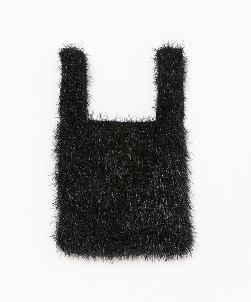 HARE(ハレ)の「ラメフリンジショッパーバッグ(HARE)(ショルダーバッグ・レディース・ガンメタ/ブラック・FREE)」の14枚目の写真