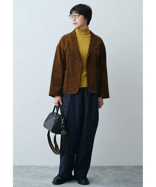 THREE FIFTY STANDARD(スリーフィフティースタンダード)の「THREE FIFTY STANDARDコットン100%のリブタートル(ニット/セーター・レディース・チャコール/グレー系その他/マスタード・MEDIUM/LARGE/X-LARGE/XX-LARGE)」の12枚目の写真