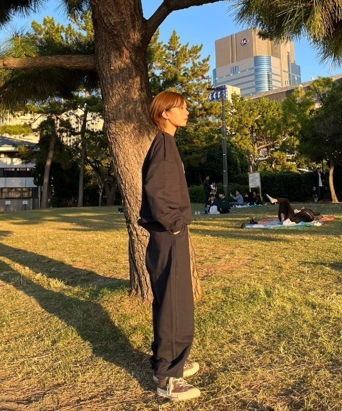 WudgeBoy(ワッジボーイ)の「college logo sweat(スウェット・レディース・ネイビー/杢グレー・MEDIUM/LARGE)」の15枚目の写真
