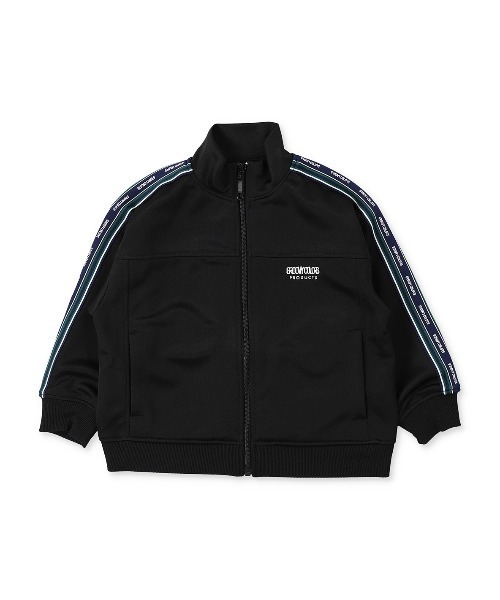 GROOVY COLORS（グルービーカラーズ）の「GROOVY トラックジャケット（ブルゾン・キッズ・ブラック・140/130）」の5枚目の写真