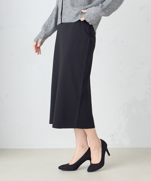 COMME CA MODELS（コムサモデルズ）の「ニットスカート（スカート・レディース・ブラック/モカ・SMALL/MEDIUM/LARGE）」の5枚目の写真