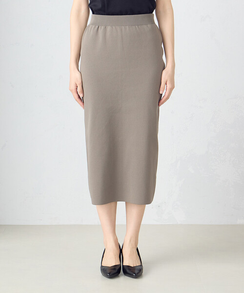 COMME CA MODELS（コムサモデルズ）の「ニットスカート（スカート・レディース・ブラック/モカ・SMALL/MEDIUM/LARGE）」の8枚目の写真