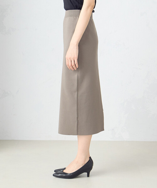 COMME CA MODELS（コムサモデルズ）の「ニットスカート（スカート・レディース・ブラック/モカ・SMALL/MEDIUM/LARGE）」の9枚目の写真