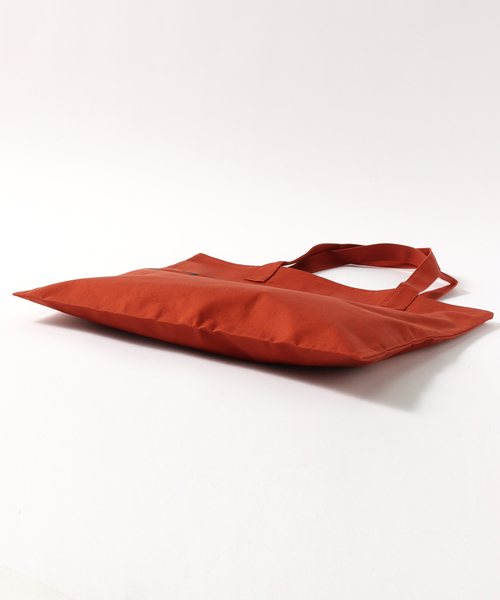 MARGARET HOWELL（マーガレットハウエル）の「【MARGARET HOWELL / マーガレット ハウエル】COTTON LOGO BAG（トートバッグ・メンズ・オレンジ・FREE）」の8枚目の写真