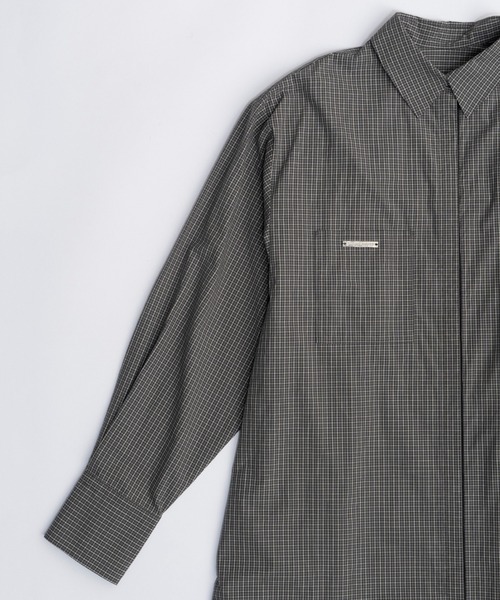 PRANK PROJECT（プランクプロジェクト）の「マキシシャツドレス / Maxi Shirt Dress（シャツワンピース・レディース・ホワイト/マルチ・FREE）」の21枚目の写真