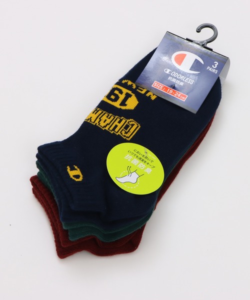 Champion(チャンピオン)の「【Champion/チャンピオン】キッズ 【3足組】スニーカーインソックス(ソックス/靴下・キッズ・その他・FREE)」の5枚目の写真