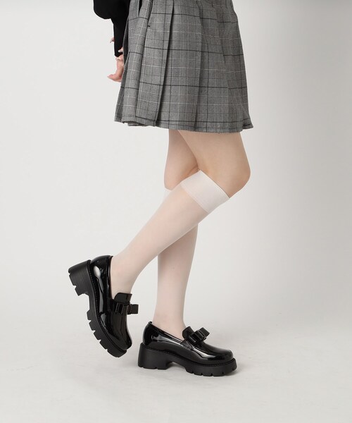 cs T&P（シーエスティーアンドピー）の「【抗菌・消臭】リボン付きローファーパンプス（パンプス・レディース・アイボリー/ブラック系8/ブラック系5・LL/S/M/L）」の17枚目の写真