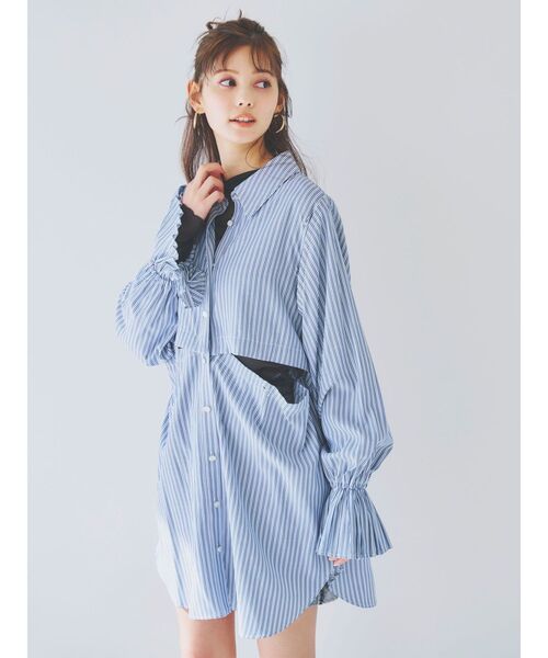 b·r·u·s·h【新品】ミニワンピース ミニドレス 2way