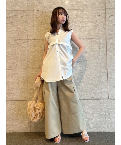【GUMZZI】ベルトセットコットンミニシャツワンピースto28631 GUMZZI】ベルトセットコットンミニシャツワンピースto28631