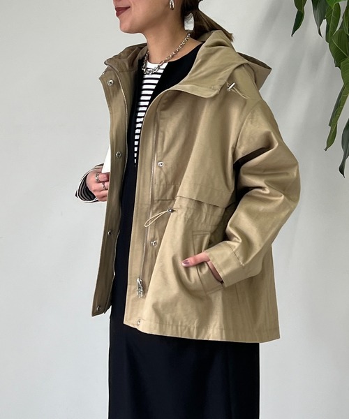 un dix cors（アンディコール）の「ドロストミドル丈ジャケット