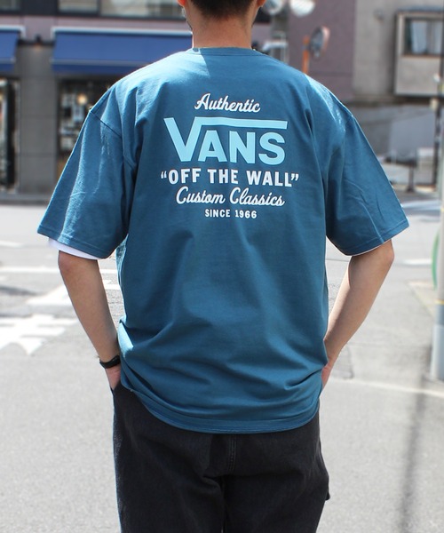 レア USA製 OLD VANS バンズ 神フェード Tシャツ 半袖 L 紺 VANS（バンズ）の「【VANS】ヴァンズ GLOW WIZARD SS TEE メンズ