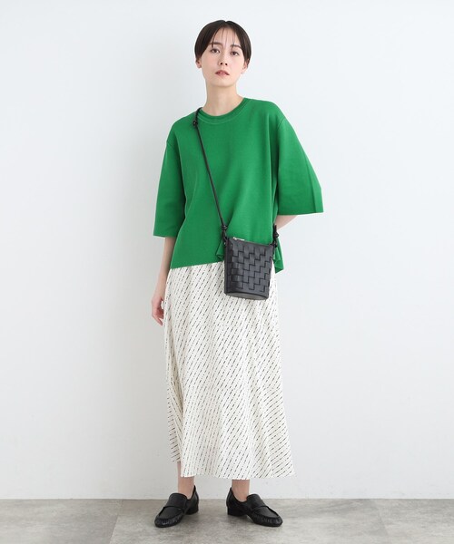 INDIVI（インディヴィ）の「◇【洗える／6分袖／Tシャツライク