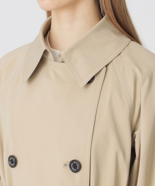 【状態良好】クレストブリッジ☆ライトストレッチジャージートレンチコート BLUE LABEL CRESTBRIDGE（ブルーレーベルクレストブリッジ）の