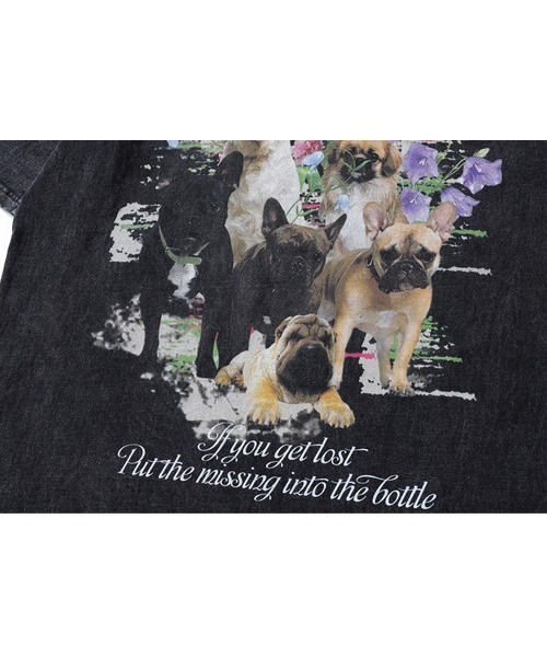 Ressaca（レサーカ）の「オーバーサイズ ピグメント加工 アニマルグラフィックロゴプリントTシャツ（Tシャツ/カットソー・メンズ・ブラック・M/XL/XXL/L）」の4枚目の写真