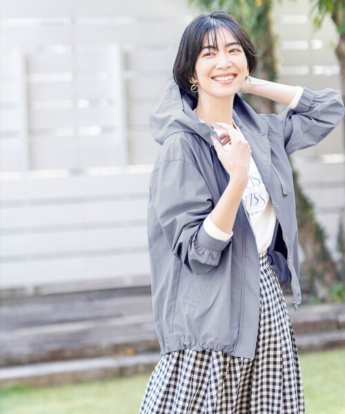 ANY（エニィ）の「ロゴロングTシャツ（Tシャツ/カットソー・レディース・アイボリー系5/アイボリー系/グレー系・F）」の16枚目の写真