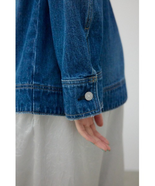 AZUL by moussy（アズールバイマウジー）の「コンシャスデニムジャケット（デニムジャケット・レディース・ブルー/アイボリー・FREE）」の21枚目の写真