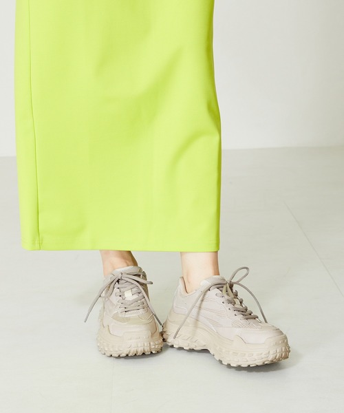 ORiental TRaffic（オリエンタルトラフィック）の「変形 ボリュームソール スニーカー OT3734 厚底 ボリュームソール（スニーカー・レディース・ブラック/グレー/ピンク・41/40/39/37/36/35/34/38/42）」の21枚目の写真