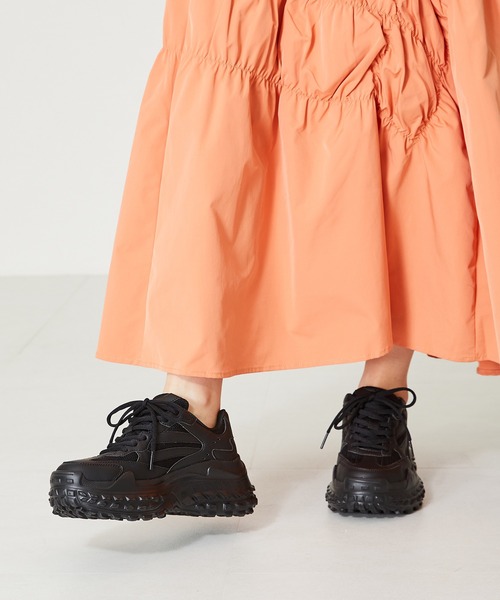 ORiental TRaffic（オリエンタルトラフィック）の「変形 ボリュームソール スニーカー OT3734 厚底 ボリュームソール（スニーカー・レディース・ブラック/グレー/ピンク・41/40/39/37/36/35/34/38/42）」の12枚目の写真