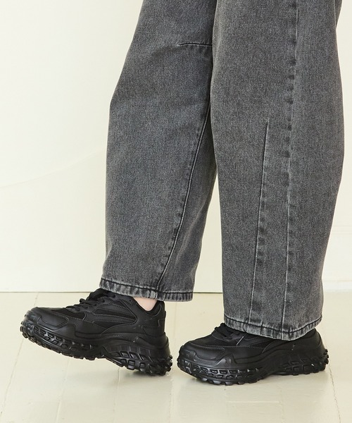 セール】変形 ボリュームソール スニーカー OT3734 厚底 ボリューム