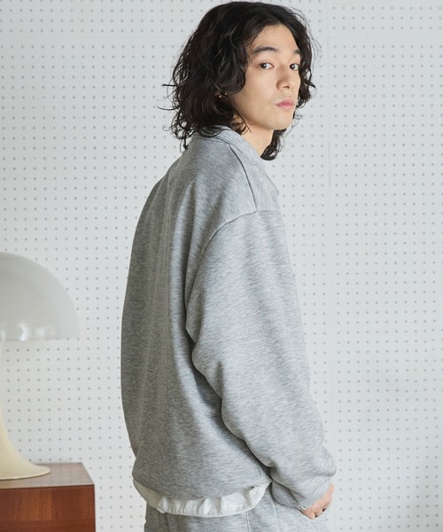 The unormwind(ザアンノームワインド)の「【セットアップ対応】ブランド刺繍ロゴ アーバンテックハーフボタンスウェット長袖 裾ドローコード(スウェット・メンズ・ネイビー/ブラック/杢グレー/カーキ・XL/L/M/S)」の21枚目の写真