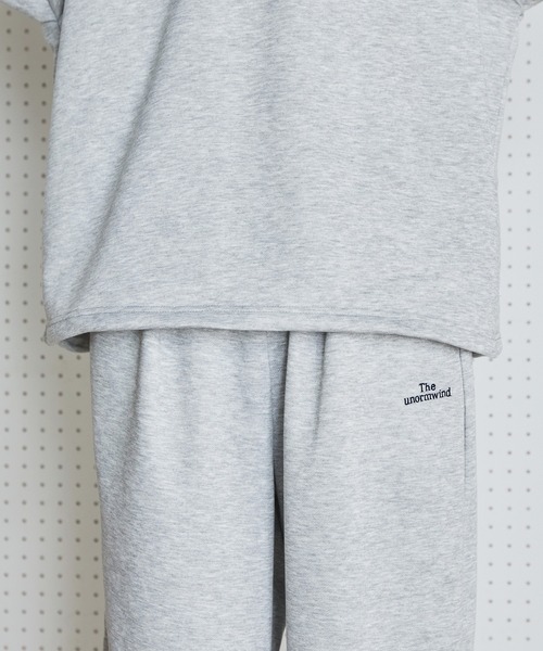 The unormwind(ザアンノームワインド)の「【セットアップ対応】ブランド刺繍ロゴ アーバンテックハーフボタンスウェット長袖 裾ドローコード(スウェット・メンズ・ネイビー/ブラック/杢グレー/カーキ・XL/L/M/S)」の5枚目の写真