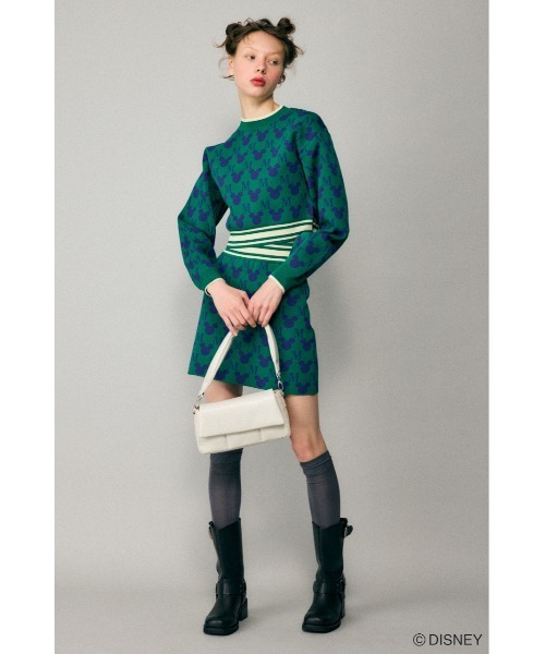 MD X'mas KNIT MINNIEニット ミニー マウジー 緑 グリーン ミニー