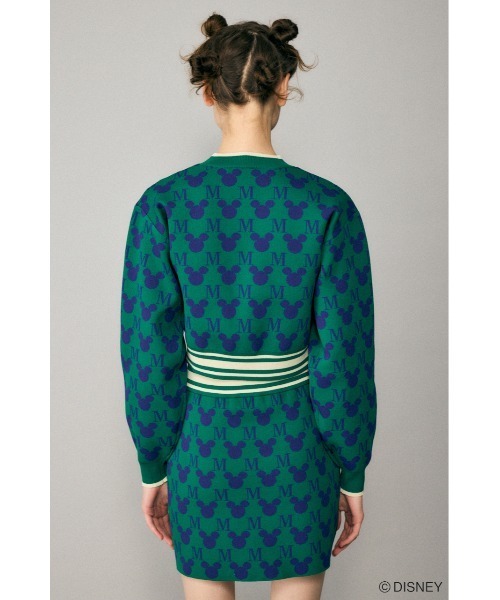 【セール】MD MONOGRAM KNIT トップス（ニット/セーター）｜Disney SERIES CREATED by MOUSSY（ディズニーシリーズクリエイテッドバイマウジー）