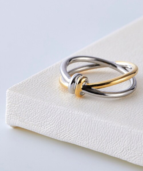 tk.TAKEO KIKUCHI(ティーケータケオキクチ)の「◆ムスビメリング(リング・メンズ・シルバー/ゴールド/シルバー系4/シルバー系5/ゴールド系5/シルバー系6/シルバー系7/ゴールド系7/シルバー系8・13/17)」の2枚目の写真