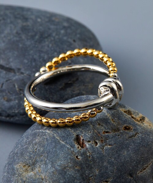 tk.TAKEO KIKUCHI(ティーケータケオキクチ)の「◆ムスビメリング(リング・メンズ・シルバー/ゴールド/シルバー系4/シルバー系5/ゴールド系5/シルバー系6/シルバー系7/ゴールド系7/シルバー系8・13/17)」の4枚目の写真