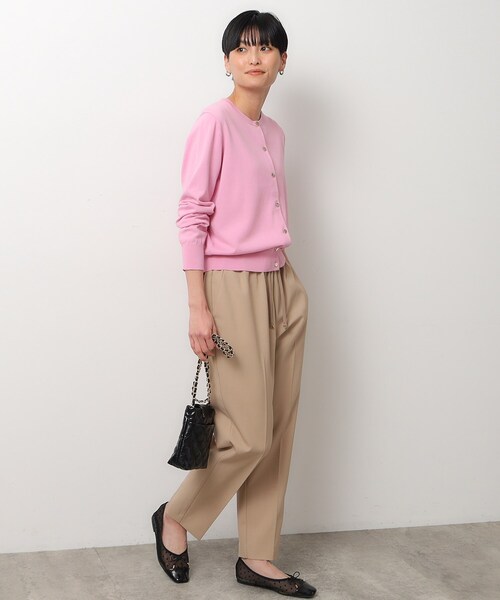 OPAQUE.CLIP(オペークドットクリップ)の「◆UV クルーネックニットカーディガン【洗濯機洗い可】(カーディガン/ボレロ・レディース・ベビーピンク/ブラック/ホワイト系3/グレー/ライトブルー・40/38/36/42)」の22枚目の写真