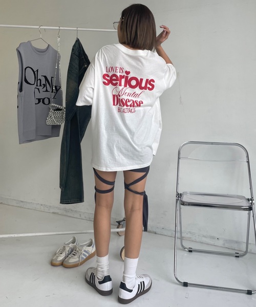 SHAGGIE(シャギー)の「クロスストラップリボンレギンスハーフパンツ(その他パンツ・レディース・チャコールグレー/ブラック・FREE)」の22枚目の写真