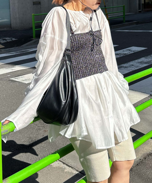 アルシーヴ archives ＜limited＞FRILLY BLOUSE×BUSTIER （OFWH） アルシーヴ archives ＜limited＞FRILLY BLOUSE×BUSTIER （OFWH