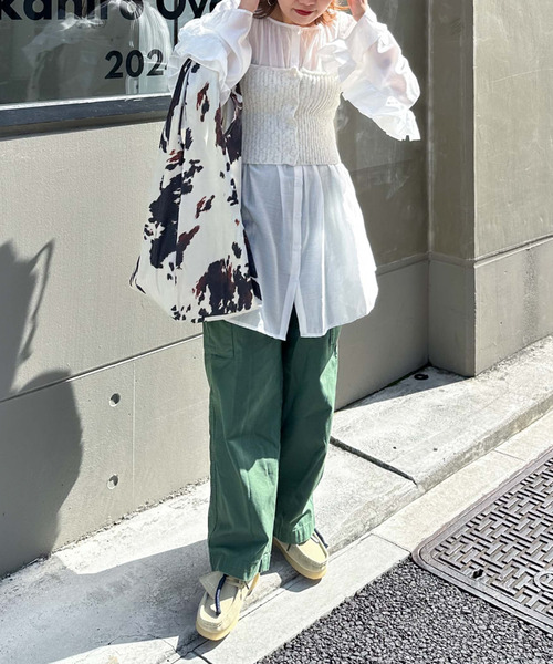 archives（アルシーヴ）の「〈limited〉FRILLY BLOUSE×BUSTIER