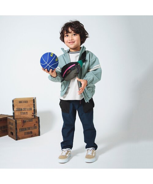 BREEZE（ブリーズ）の「ミニショルダーバッグ（ボディバッグ/ウエストポーチ・キッズ・ブルー/ブラック・FREE）」の3枚目の写真