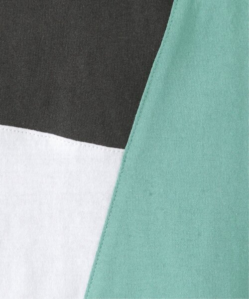 ikka(イッカ)の「【親子コーデ】斜め切り替えブロックスTシャツ(120~160cm)(Tシャツ/カットソー・キッズ・オフホワイト/チャコールグレー/ダークグリーン・120/130/140/150/160)」の19枚目の写真
