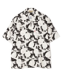 AVIREX | SLEEVESHIRT ALOHA SHIRT ORANGE＆GIRL / 半袖アロハシャツ オレンジ アンド ガール / AVIREX / アヴィレックス(シャツ/ブラウス)