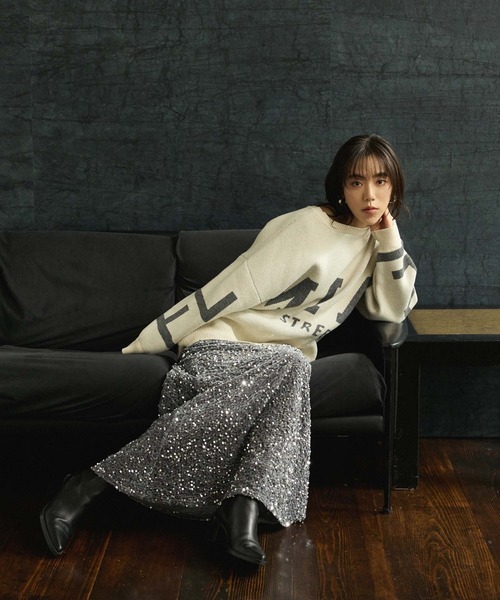 スパンコールスカート（スカート）｜Edit Sheen（エディットシーン）の