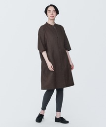 無印良品（ムジルシリョウヒン）の「婦人　ラミーワンピース（ワンピース・レディース）」