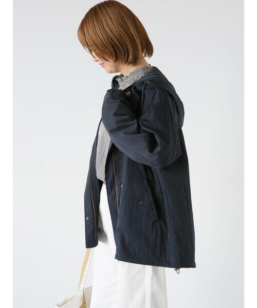 Lugnoncure(ルノンキュール)の「【撥水・防花粉】マウンテンパーカー(ノーカラージャケット・レディース・カーキ/オフホワイト/ネイビー・F)」の19枚目の写真