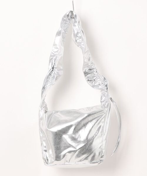 ANAP（アナップ）の「メタリックギャザーバッグ（ハンドバッグ・レディース・ゴールド/シルバー・FREE）」の12枚目の写真