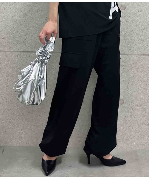 ANAP（アナップ）の「メタリックギャザーバッグ（ハンドバッグ・レディース・ゴールド/シルバー・FREE）」の15枚目の写真