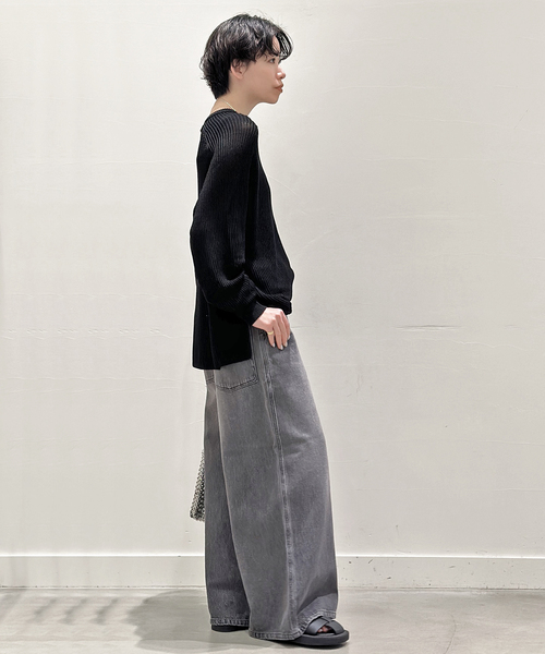AP STUDIO アシンメトリーデニム 美品AP STUDIO アシンメトリーデニム