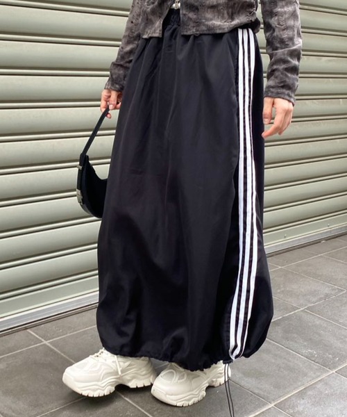 mebole(メボレ)の「サイドラインロングスカート(スカート・レディース・ブラック・FREE)」の13枚目の写真