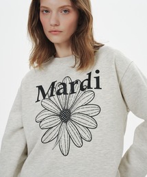 Mardi Mercredi（マルディメクルディ）の「【Renewal】【日本・中国限定】SWEATSHIRT FLOWERMARDI   スウェットシャツ フラワーマルディ（スウェット）」