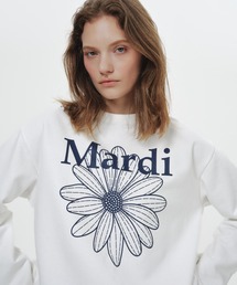 Mardi Mercredi（マルディメクルディ）の「【Renewal】【日本・中国限定】SWEATSHIRT FLOWERMARDI / スウェットシャツ フラワーマルディ（スウェット）」